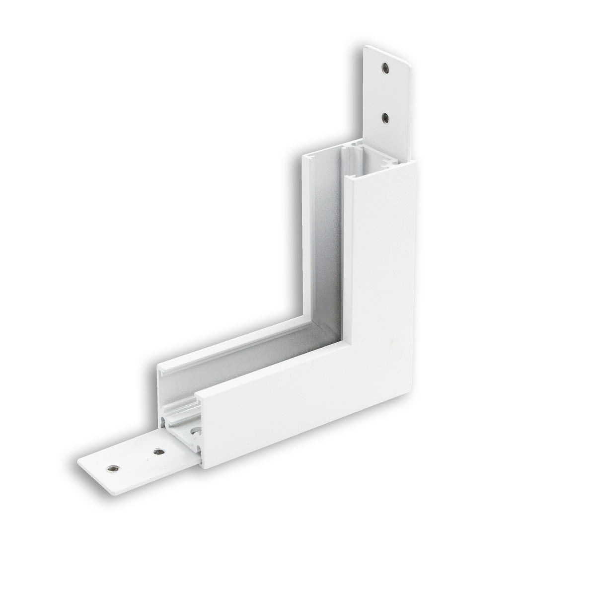 Track48 | Railaccessoire | Hoekrail 90° verticaal | voor Flat opbouwrail | niet stroomvoerend
