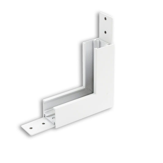 Track48 | Railaccessoire | Hoekrail 90° verticaal | voor Flat opbouwrail | niet stroomvoerend