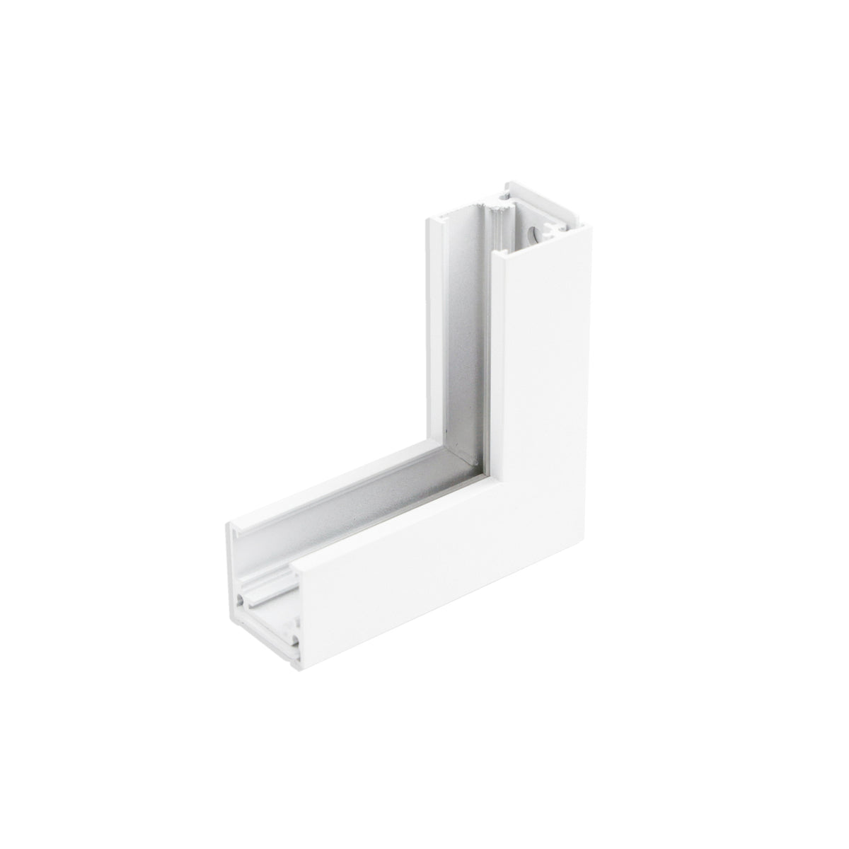 Track48 | Railaccessoire | Hoekrail 90° verticaal | voor Flat opbouwrail | niet stroomvoerend