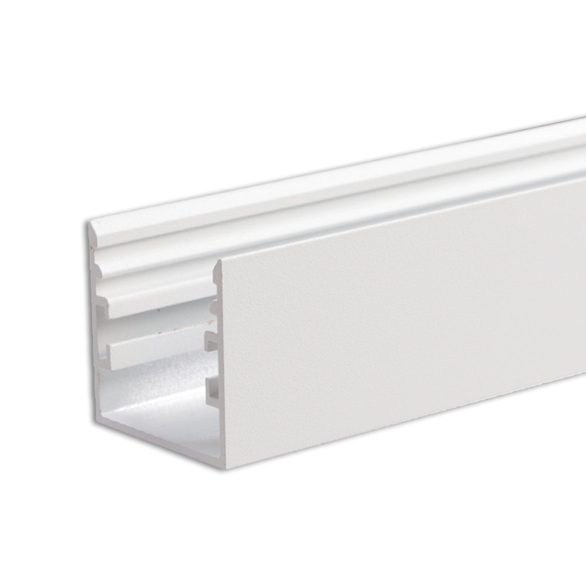 Aluminium profiel | opbouw 33x33mm | wit RAL 9016
