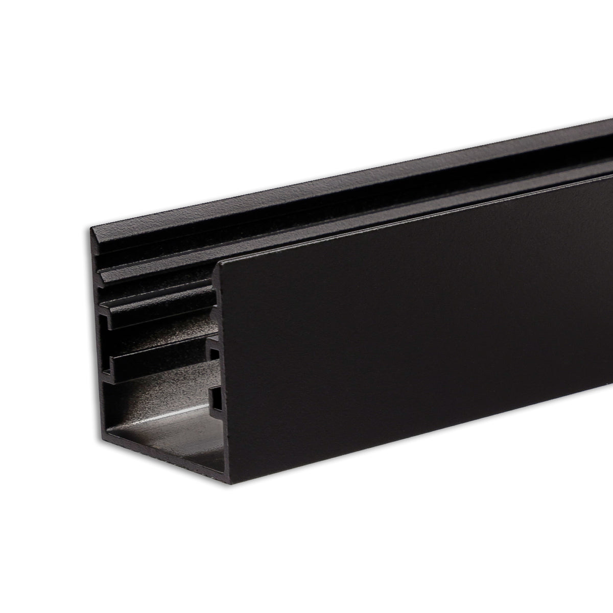 Aluminium profiel | opbouw 33x33mm | zwart RAL 9005 | 200cm