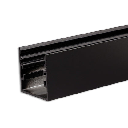 Aluminium profiel | opbouw 33x33mm | zwart RAL 9005 | 200cm