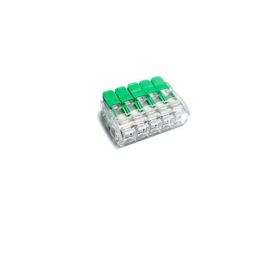 Connector | Hevelklem 5-polig | 0,2-4mm² | 450V/32A | 25 stuks
