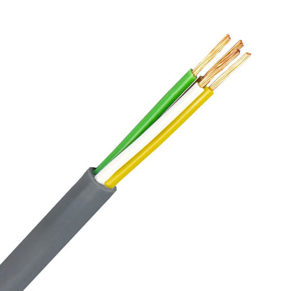 Kabel | LIYY 4x0,5mm² | grijs | per meter