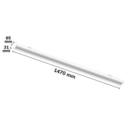 FastFix S PLUS | Lichtlijnmodule | 1,47m | 55-75W | 180 lm/W | 4000K | 120°