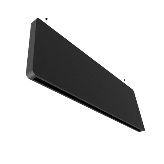 BAFFEL TRACK48ID | Hanglamp | akoestisch | onbestukt | zwart | indirect 20W SkyBlue | 1250mm
