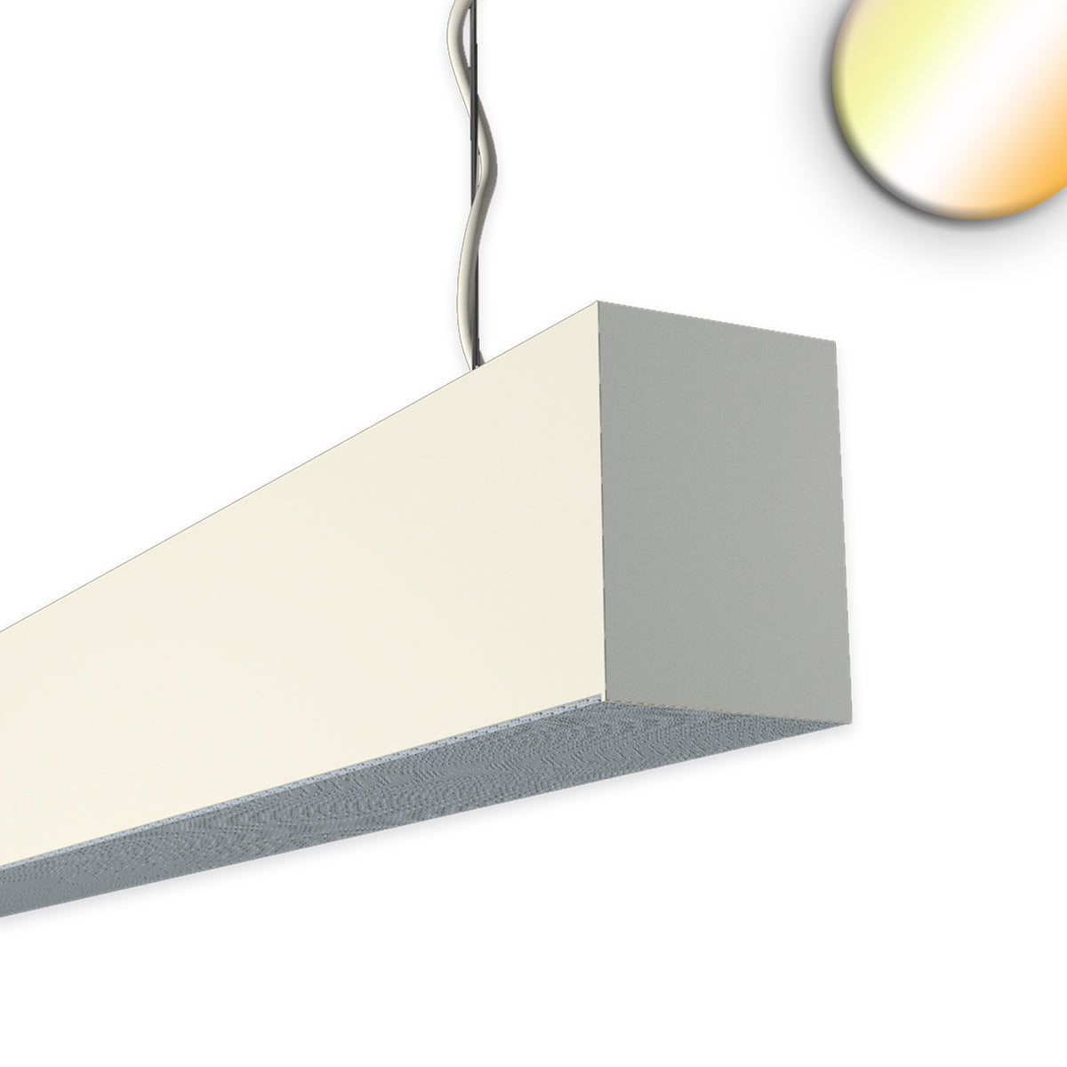 PROLAMP 30FIDhs | Lineaire armatuur | hangend | wit | 78W | CCT+RGB+WW | 2356mm | Sys-Pro