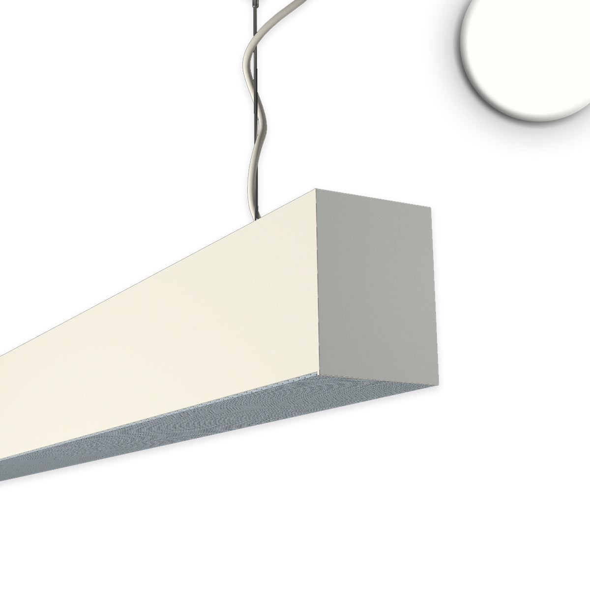 PROLAMP 30Fhs | Lineaire armatuur | hangend | wit | asymmetrisch 25° | 50W | 4000K | 2356mm
