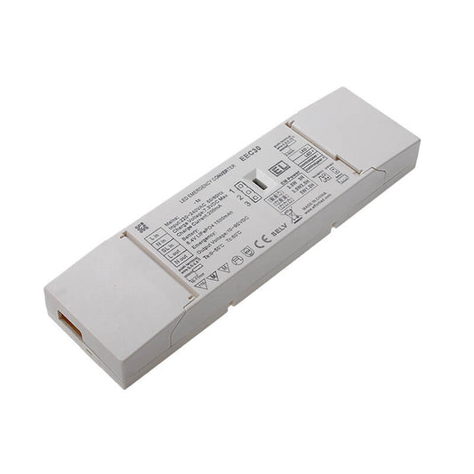 Unidad de emergencia | 2,5-5 W | 10-90 V CC | con función de prueba