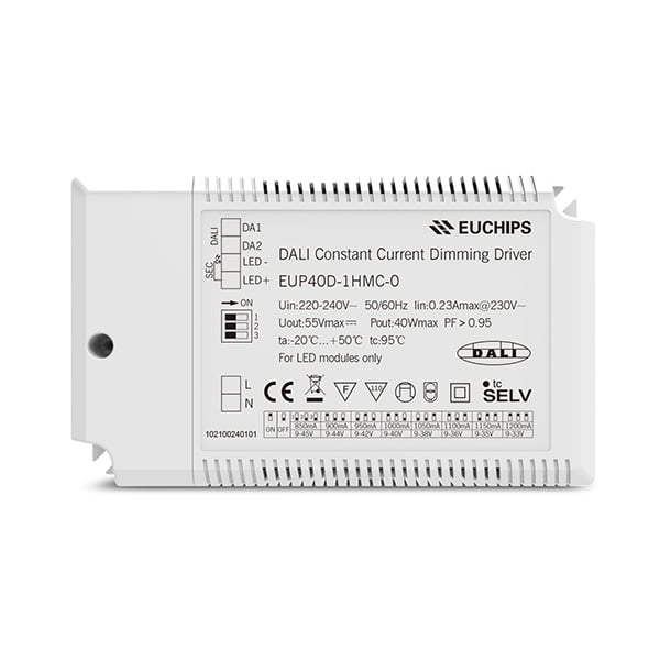DALI Constant Current Dimbaar Driver 850mA-1200mA 40W