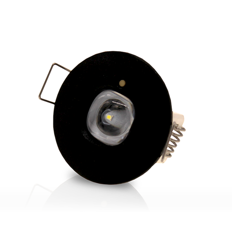 Lumexa Noodverlichting Inbouwspot 1W Zwart