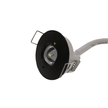 Noodverlichting | Inbouwspot | 1W | Zwart