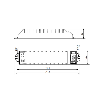 Lumexa Noodunit 2W 3 Uur 10-60V of 50-200V DC