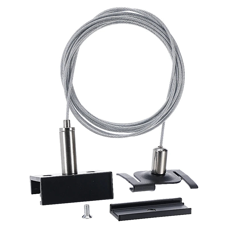 Systeemplafond Pendelset | 2 Meter | Zwart | voor 3-fase Rails