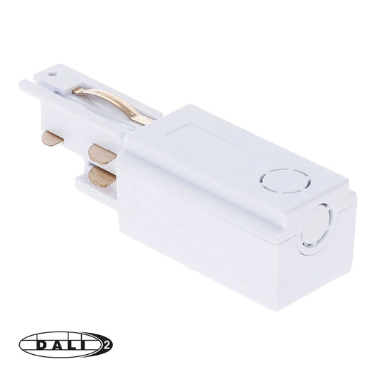 DALI 3-fase Rail | Power Connector | Links | Wit