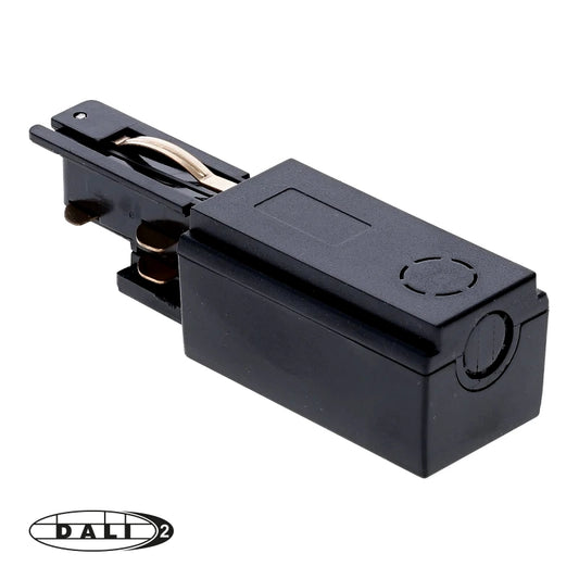 DALI 3-fase Rail | Power Connector | Links | Zwart