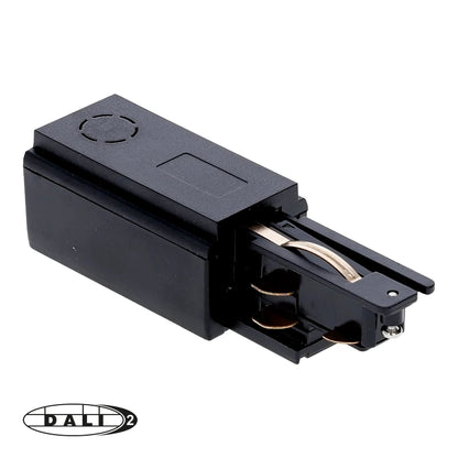DALI 3-fase Rail | Power Connector | Links | Zwart
