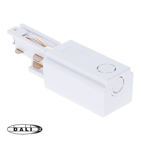DALI 3-fase Rail | Power Connector | Rechts | Wit