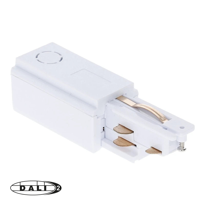 DALI 3-fase Rail | Power Connector | Rechts | Wit