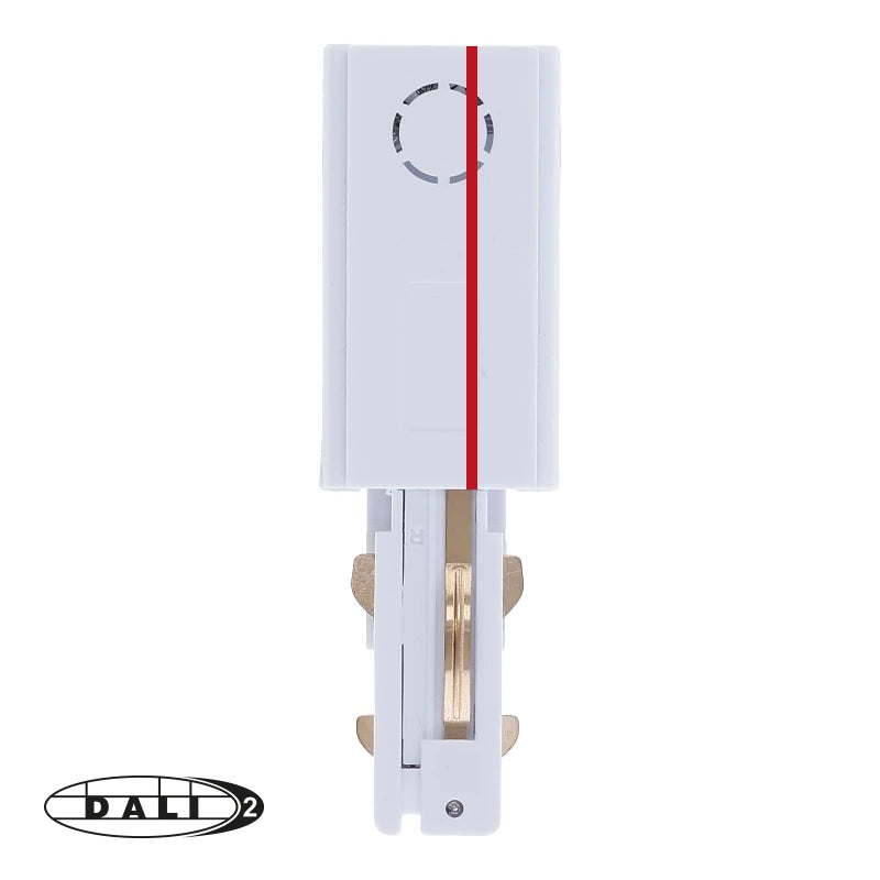 DALI 3-fase Rail | Power Connector | Rechts | Wit