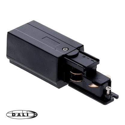 DALI 3-fase Rail | Power Connector | Rechts | Zwart