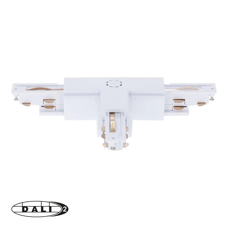 DALI 3-fase Rail | T-vorm Connector | LEFT-1 | Wit