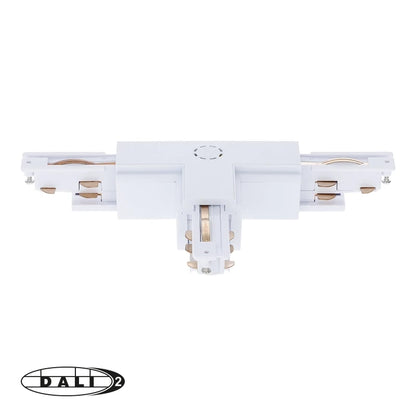 DALI 3-fase Rail | T-vorm Connector | LEFT-1 | Wit