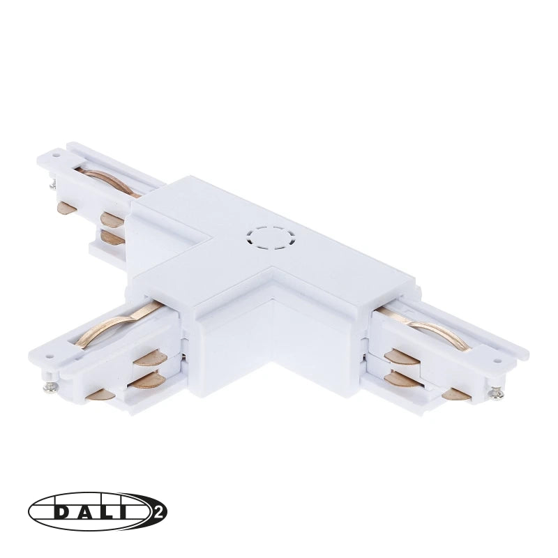 DALI 3-fase Rail | T-vorm Connector | LEFT-1 | Wit