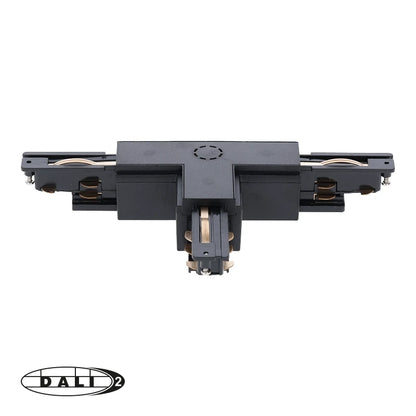 DALI 3-fase Rail | T-vorm Connector | LEFT-1 | Zwart