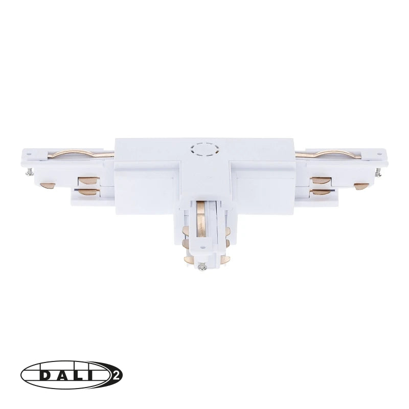 DALI 3-fase Rail | T-vorm Connector | LEFT-2 | Wit