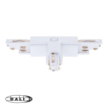 DALI 3-fase Rail | T-vorm Connector | LEFT-2 | Wit