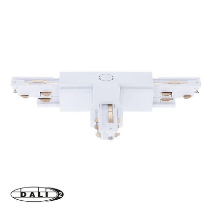DALI 3-fase Rail | T-vorm Connector | RIGHT-1 | Wit