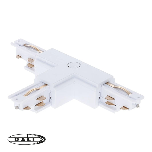 DALI 3-fase Rail | T-vorm Connector | RIGHT-2 | Wit