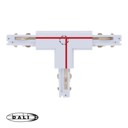 DALI 3-fase Rail | T-vorm Connector | RIGHT-2 | Wit