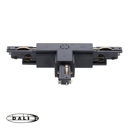 DALI 3-fase Rail | T-vorm Connector | RIGHT-2 | Zwart