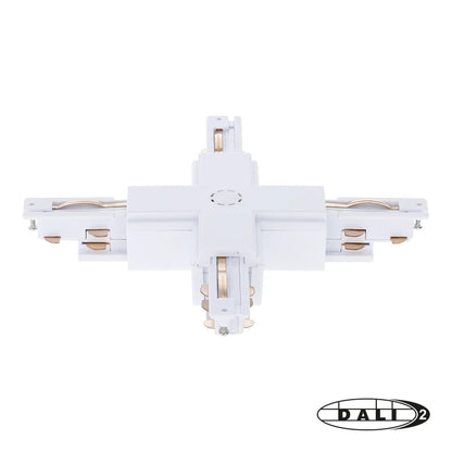 DALI 3-fase Rail | X-vorm Connector | Wit