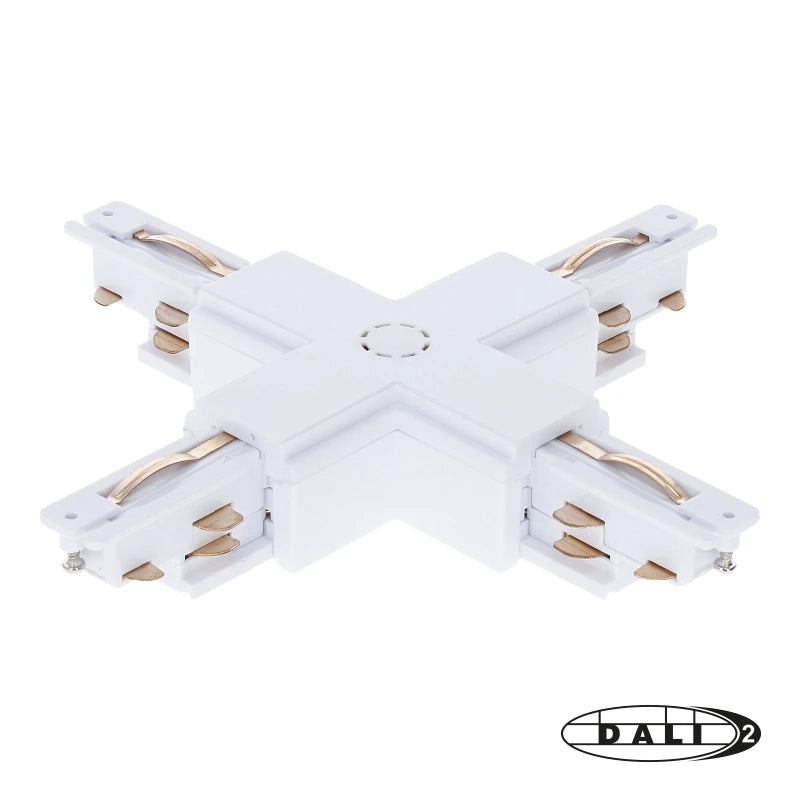 DALI 3-fase Rail | X-vorm Connector | Wit
