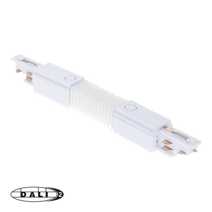 DALI 3-fase Rail | Flexibele Connector | Wit