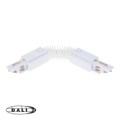 DALI 3-fase Rail | Flexibele Connector | Wit