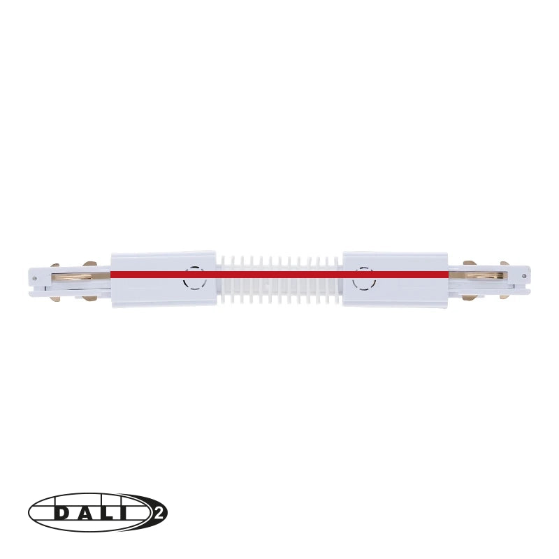 DALI 3-fase Rail | Flexibele Connector | Wit