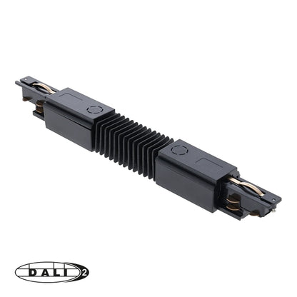 DALI 3-fase Rail | Flexibele Connector | Zwart