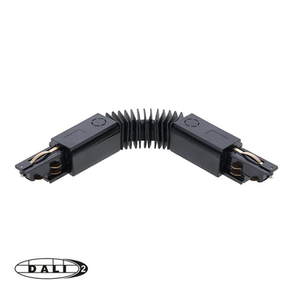 DALI 3-fase Rail | Flexibele Connector | Zwart