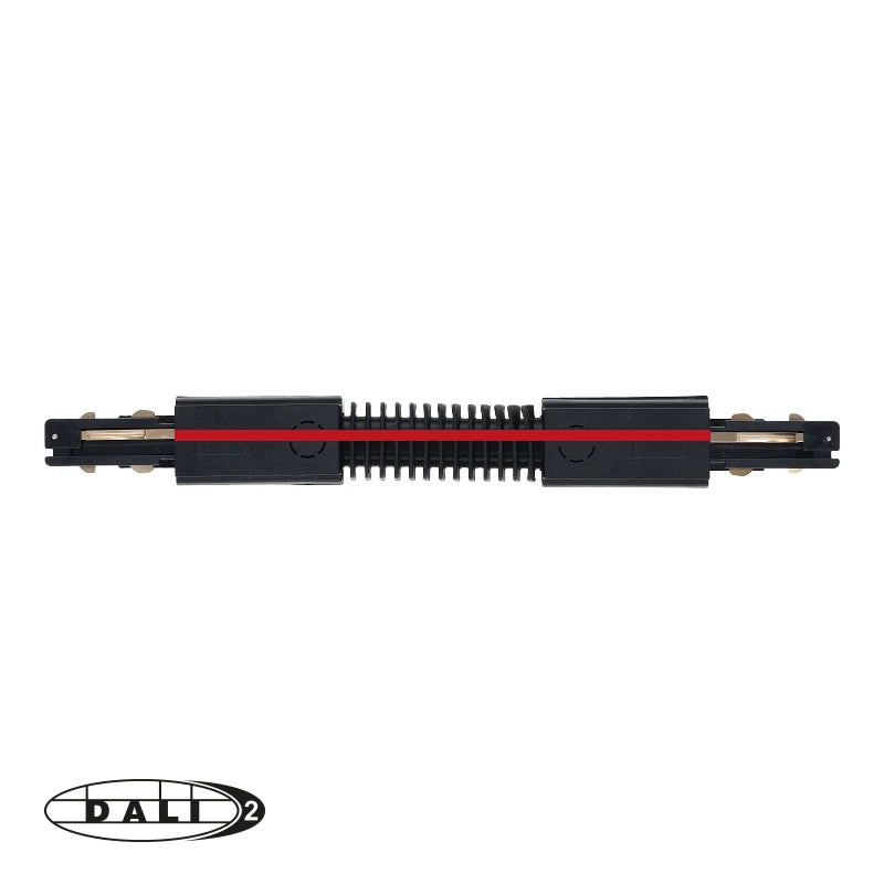 DALI 3-fase Rail | Flexibele Connector | Zwart