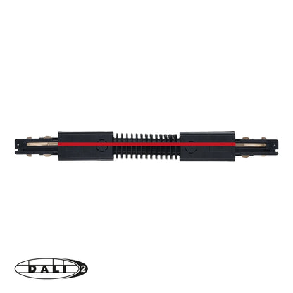 DALI 3-fase Rail | Flexibele Connector | Zwart
