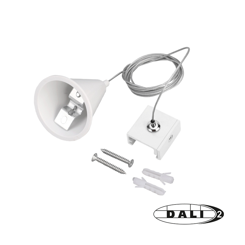 3-fase Rail | Pendelset | 1.5 Meter | Wit (variant 808907)