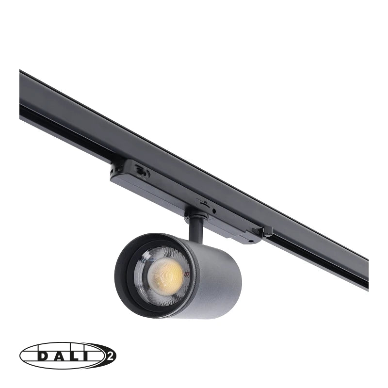 DALI 3-fase Railspot Zoomaro 30W dimbaar tunable white 2700-4000K Zwart