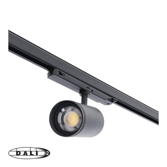 DALI 3-fase Railspot Zoomaro 30W dimbaar tunable white 2700-4000K Zwart