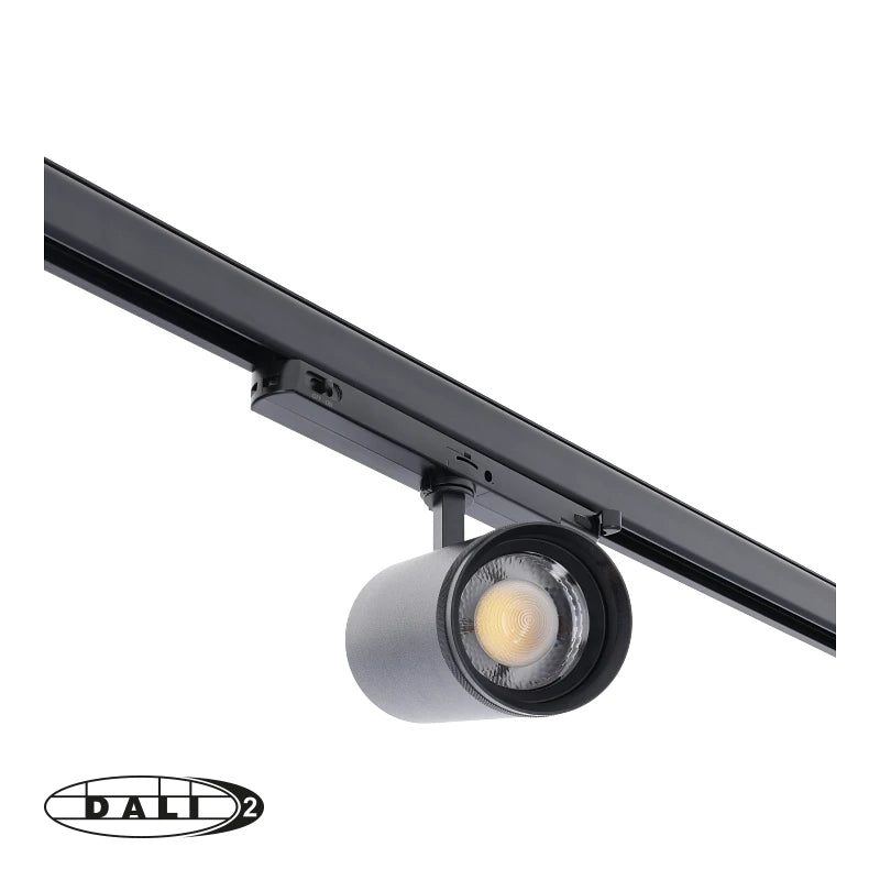 DALI 3-fase Railspot Zoomaro 30W dimbaar tunable white 2700-4000K Zwart