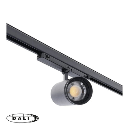 DALI 3-fase Railspot Zoomaro 30W dimbaar tunable white 2700-4000K Zwart