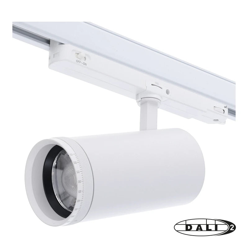 DALI 3-fase Railspot Zoomaro 30W Wit